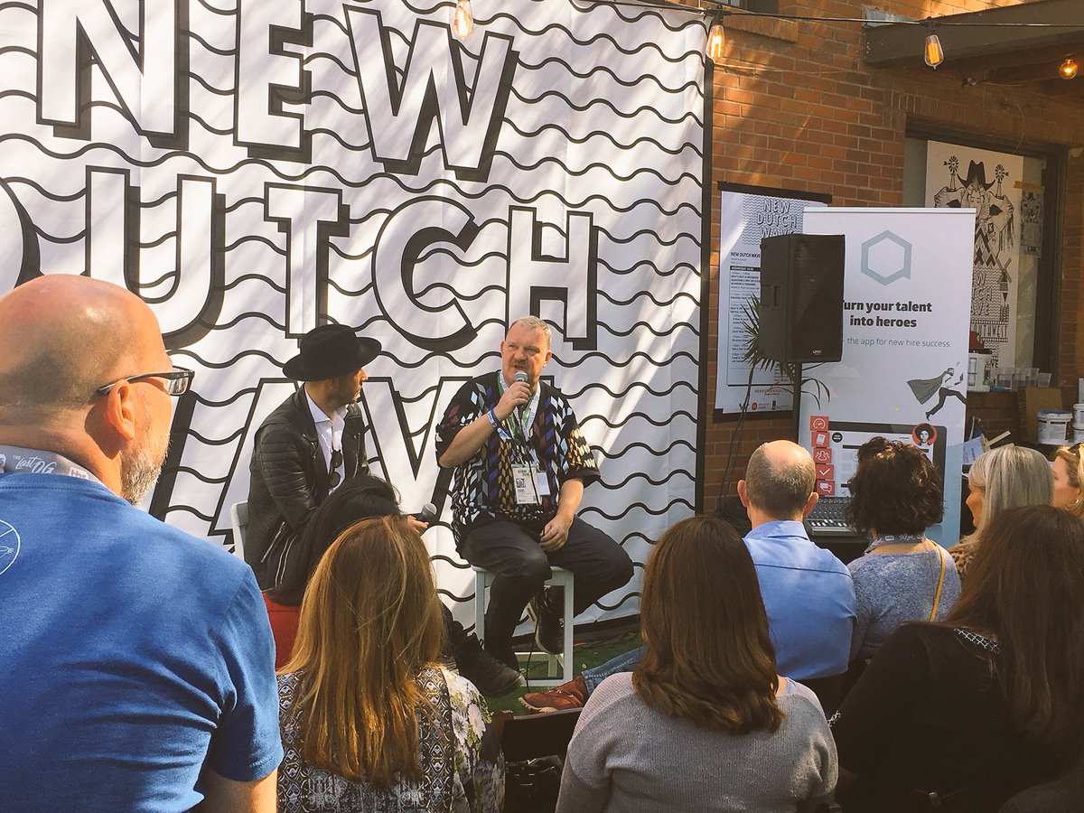 NewDutchWave's tweet photo. The legendary Joost van Bellen interviewed by Gerrit Brouwer CEO of @appicalnow! Don’t miss this! We are at Waller Ballroom! #sxswmusic #SXSW #joostvanbellen #appical https://t.co/ntKvYdtlGb