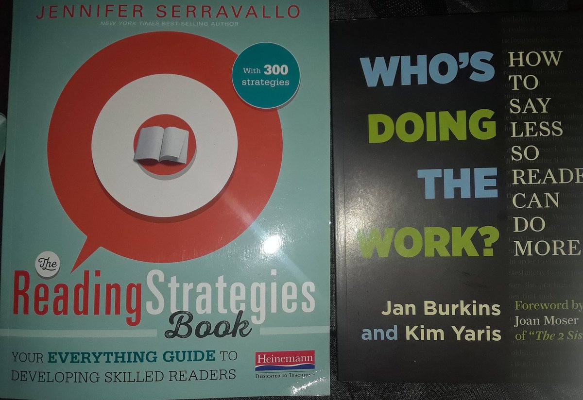 MrsSpizzo19's tweet photo. I received these in the mail today! I can't wait to dive into these two books! โค๐๐ #wcpsmd #wcpsintern #fsu18 #thereadingstrategiesbook #whosdoingthework #reading #readingstrategies #lifelonglearner #pdbooks https://t.co/1QwUnoEMOT