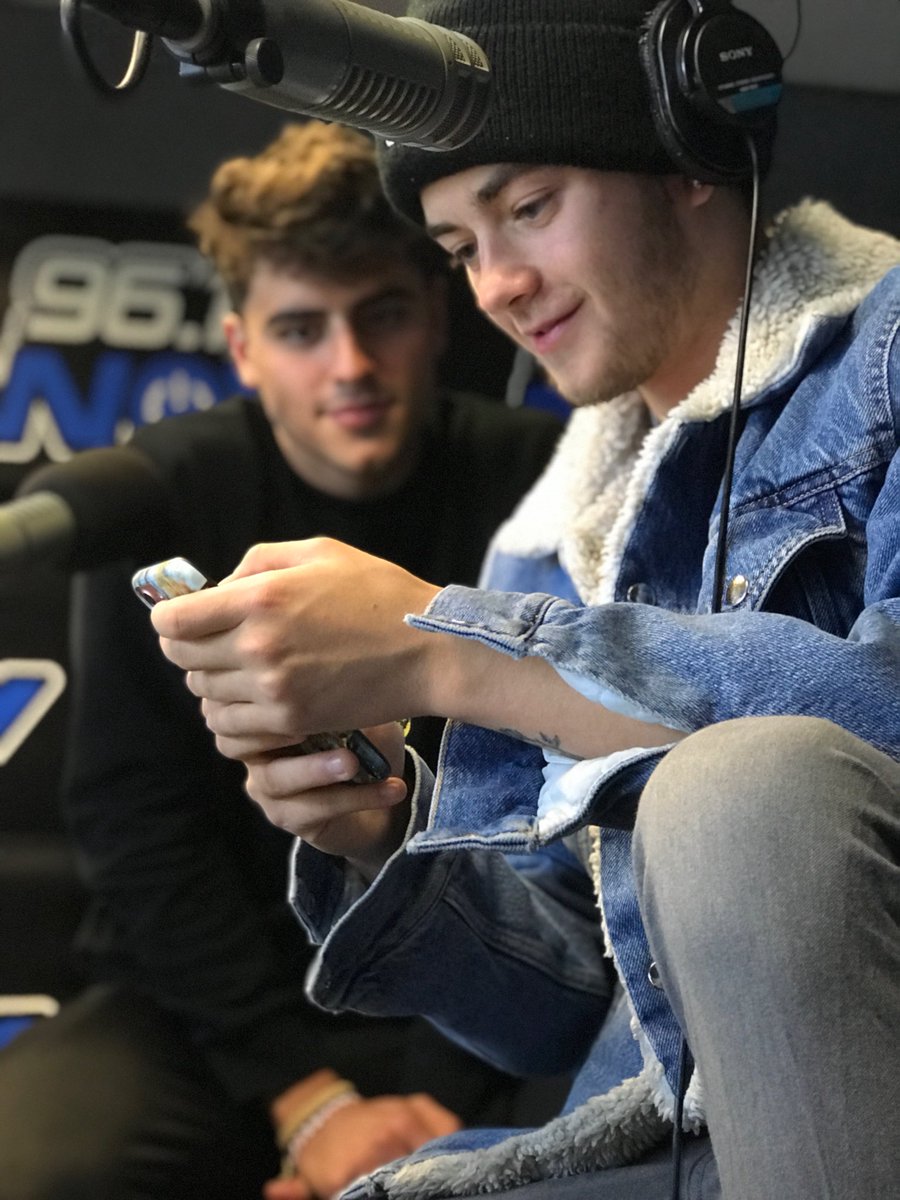 mix961_sa's tweet photo. Sorry, we just cant get enough of @jackandjack 🤤🔥 Don’t forget to listen at 5:20 for their interview with @russellrush 🙌🏼 #jackandjack @jackgilinsky @JackJ https://t.co/RT7hTiHTBQ