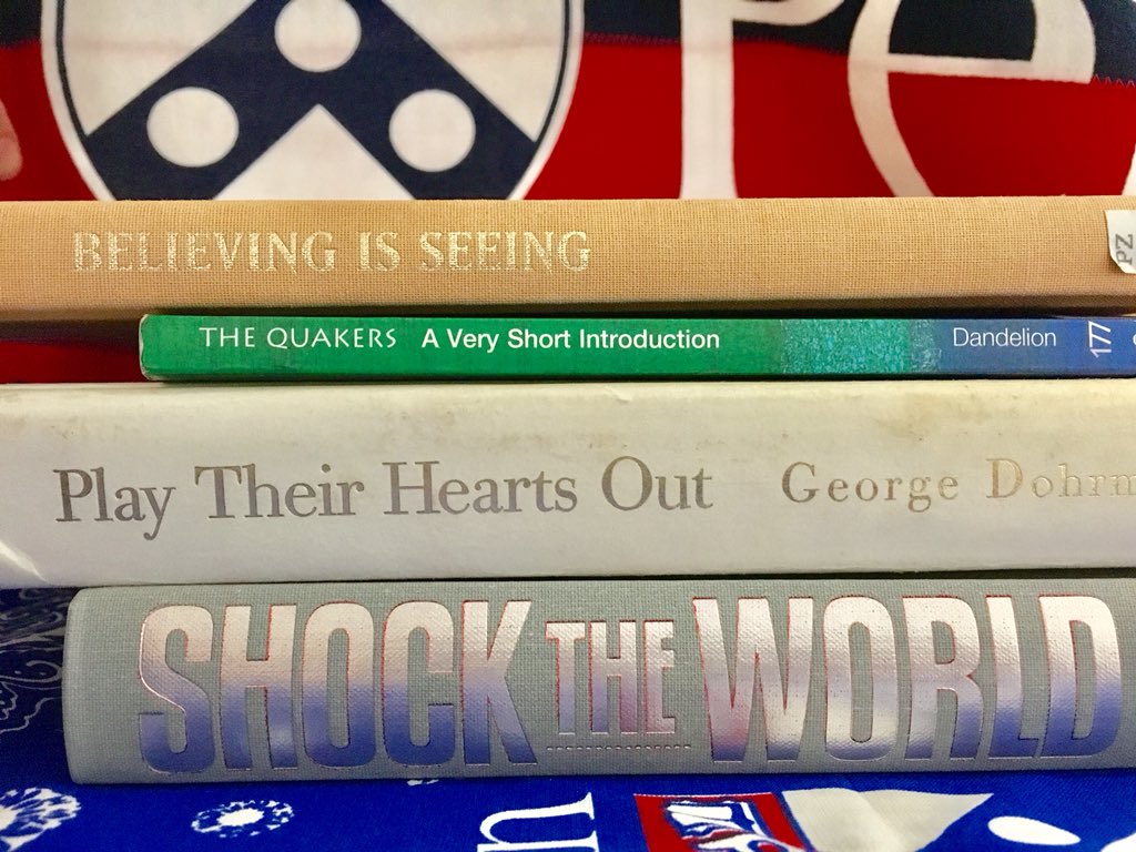 upennlib's tweet photo. We’re feeling the #MarchMadness over here in Philly. How about you, @kulibraries ? #BracketUpset https://t.co/RtU74fAss7