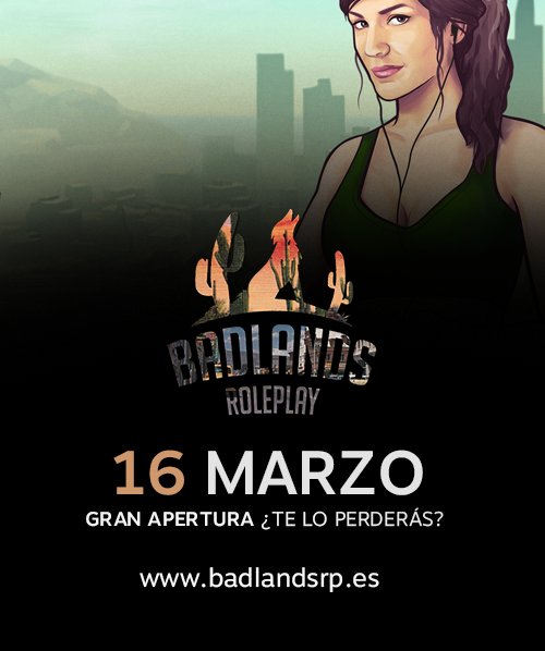 Badlands_RP's tweet photo. El 16 de Marzo tienes una cita con nosotros. https://t.co/Vlmop4TlZr