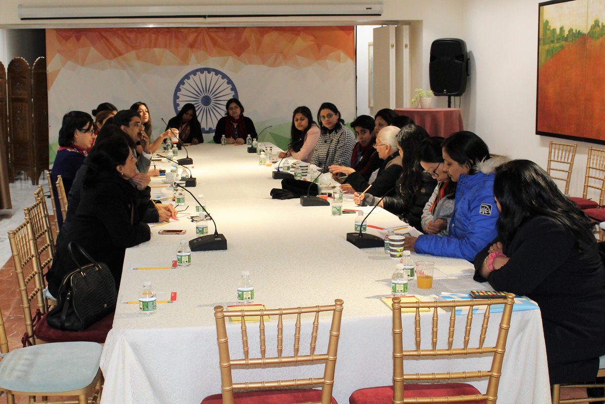 IndiaUNNewYork's tweet photo. Exchange of ideas @IndiaUNNewYork with Civil Society Organization partners from India on grassroots implementation and advocacy for the empowerment of women in rural India.
#CSW62 @UN https://t.co/OP0wexmsGU