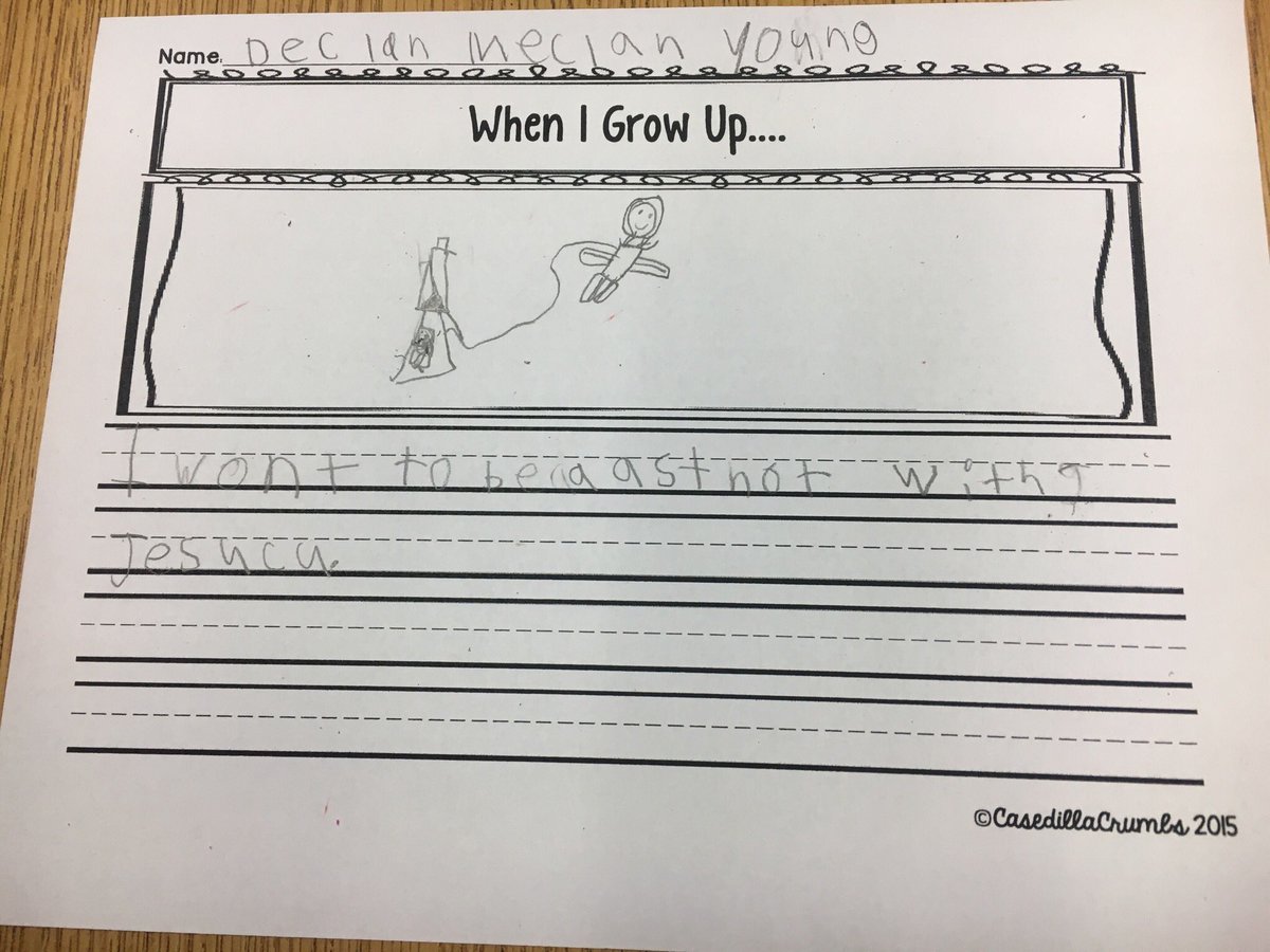 Career Planning in First Grade!