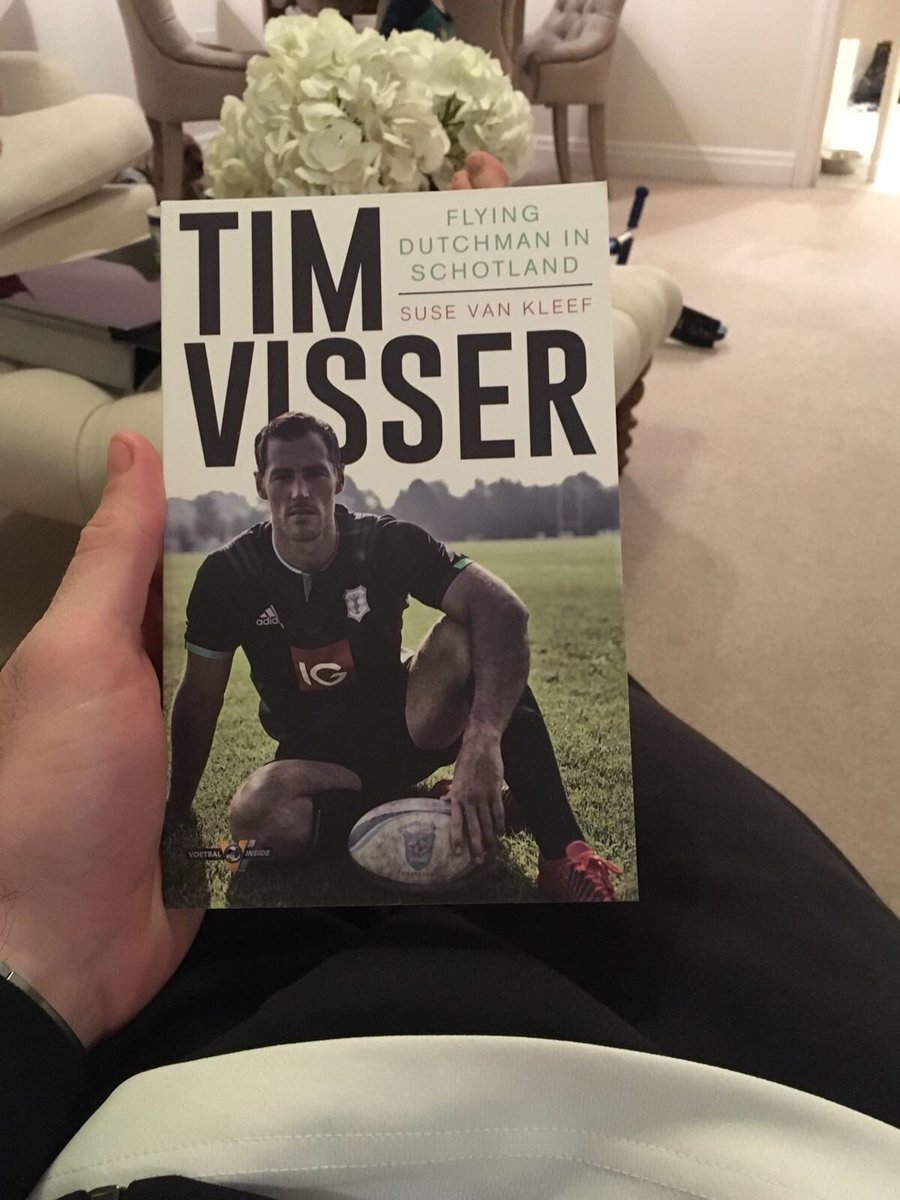 Super trots op mijn vriend <a href="/timbovisser/">Tim Visser</a> begonnen in NL met #rugby en schopt het uiteindelijk tot het nationale team van Schotland. Prachtig verwoord in een mooie autobiografie #lezenditboek #followyourdreams