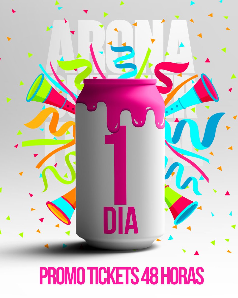 AronaSummerFest's tweet photo. Mañana salimos a la venta!!! #aronasummerfestival #ASF2018 #5topmundiales https://t.co/gvnvyPtXrm