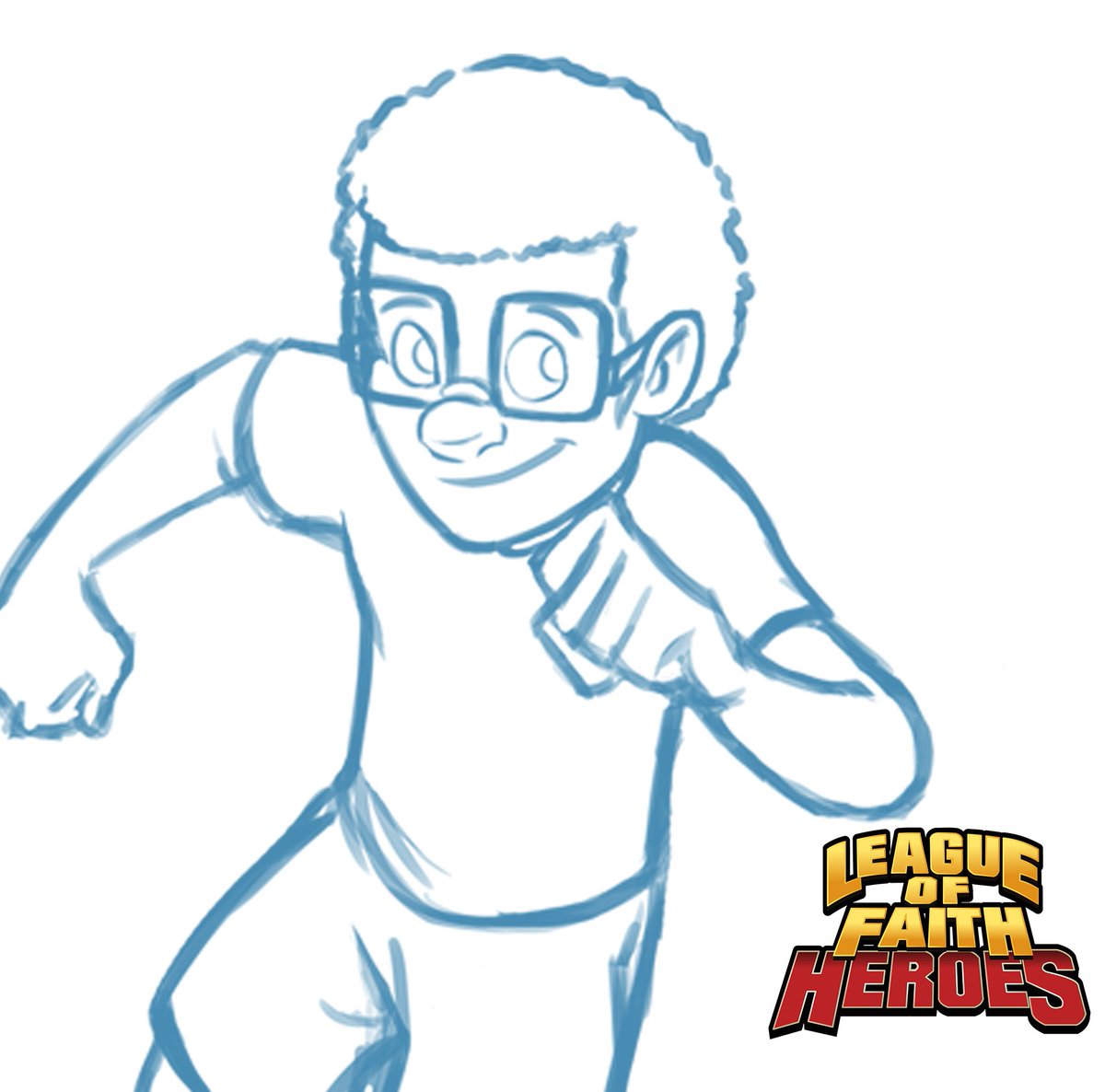 LOFHeroes's tweet photo. Keep on keeping on!!!...Quick Sketch of Marvin #LOFH #Faith https://t.co/GTQqnngGpP