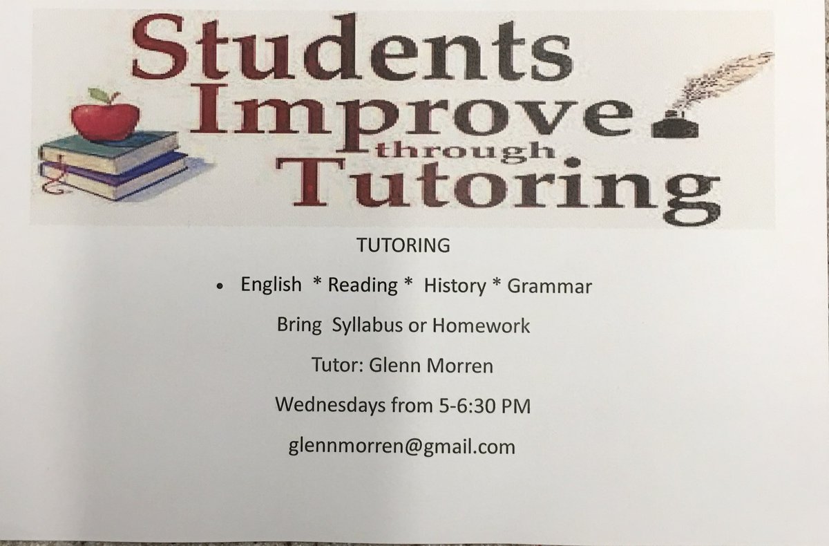 Redford21200's tweet photo. Tutoring in Reading available today from 5:00 to 6:00pm https://t.co/QJEMDMD1e6