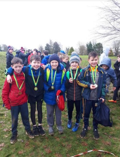 StSeachnalls's tweet photo. Congratulations to all our athletes in the Meath Schools Cross Country today. 3rd class girls silver, 3rd class boys gold, 4th class girls gold, 5th class girls bronze, 6th class boys gold and some super individual medals too! Well done everyone! https://t.co/9UJh8p3xvB