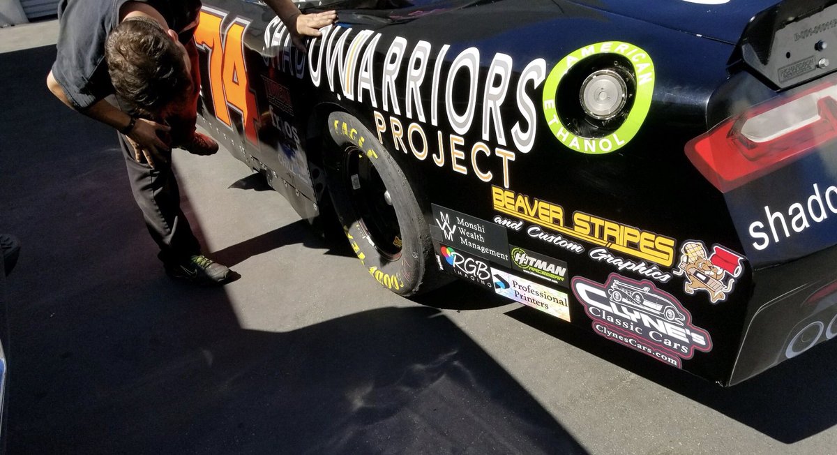 hrmn8ter's tweet photo. Final preps before leaving for @ACSupdates
#KoolBox #ShadowWarriorsProject #ClynesCars #HeroesMediaGroup #MonshiWealthManagement #RGBImaging #HitmanRacewear #BeaverStripes https://t.co/zHbBFiVtag