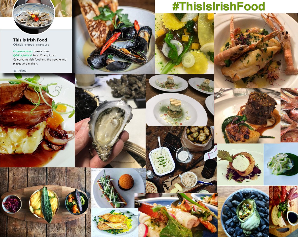 IrishFoodGuide's tweet photo. Here in Ireland, Twitter is one of the social media used by Chefs, Farmers, Food Producers, Food Promoters and Restaurants to share our amazing Irish Food. 
Check out the account @ThisIsIrishFood and check the hashtag #ThisIsIrishFood https://t.co/7QZYXZDHov