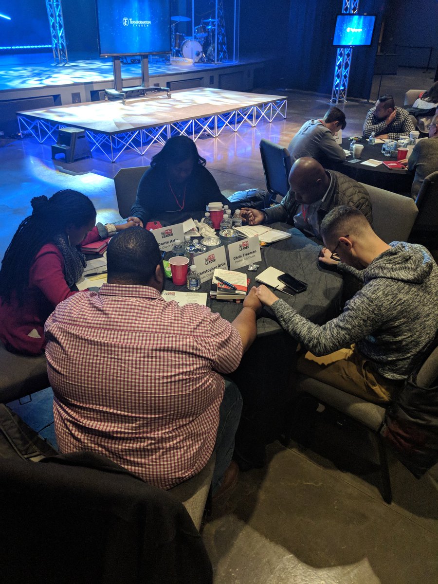 TheHDLeader's tweet photo. Time of prayer as #HDLeader comes to a close https://t.co/1RCFzmPskR
