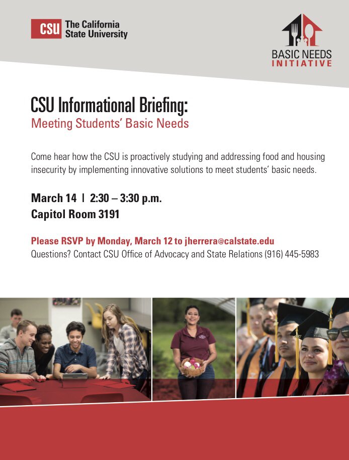 jessmedina85's tweet image. So excited! Ready for the #CSUBasicNeeds briefing. #FSFoodSecurity #FSMarchMatchup
