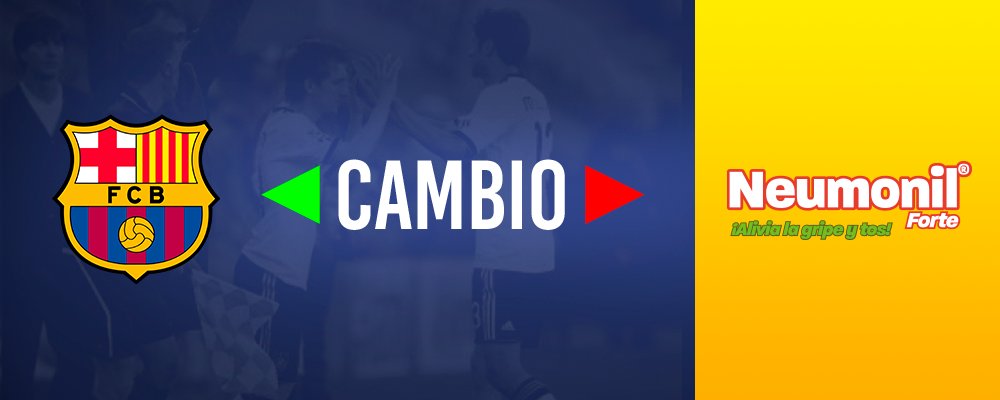 #EUBarcaChelsea | 66'
Se produce un cambio en el FC Barcelona. Se retira Dembélé e ingresa Aleix Vidal.