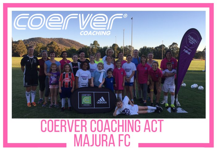 CoerverAP's tweet image. Ladies only football session with Majura Football Club 👱‍♀️👩‍👧‍👧#Coerver #Ladies