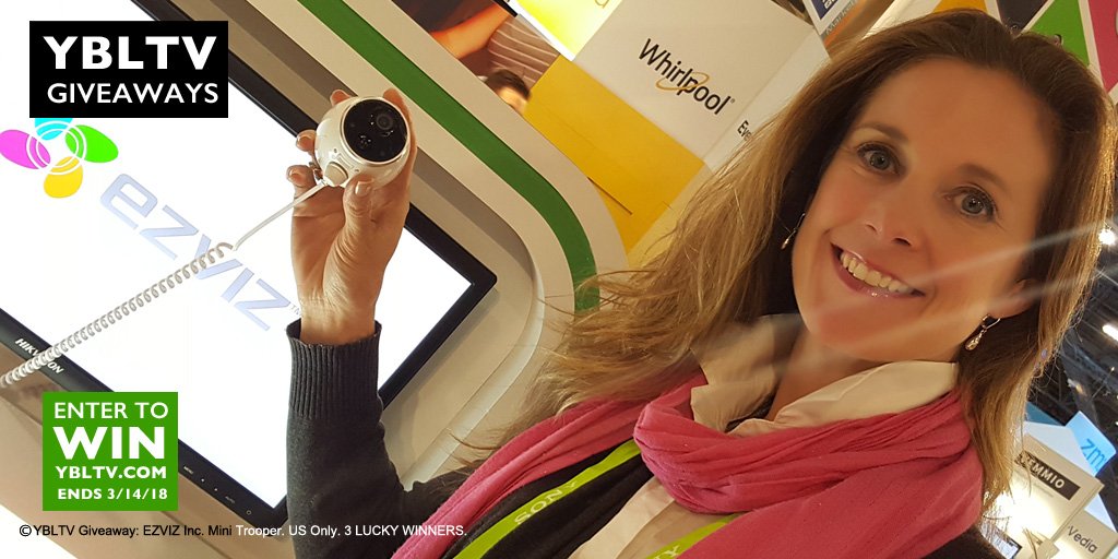 YBLTV's tweet photo. BIG THANKS to @EZVIZLIFE for your awesome #MiniTrooper #Giveaway!! A #smarthome #camera is what you need this #Spring! Congratulations to our #Winners! https://t.co/iTLKH78Xvh https://t.co/CCamOiJRhW