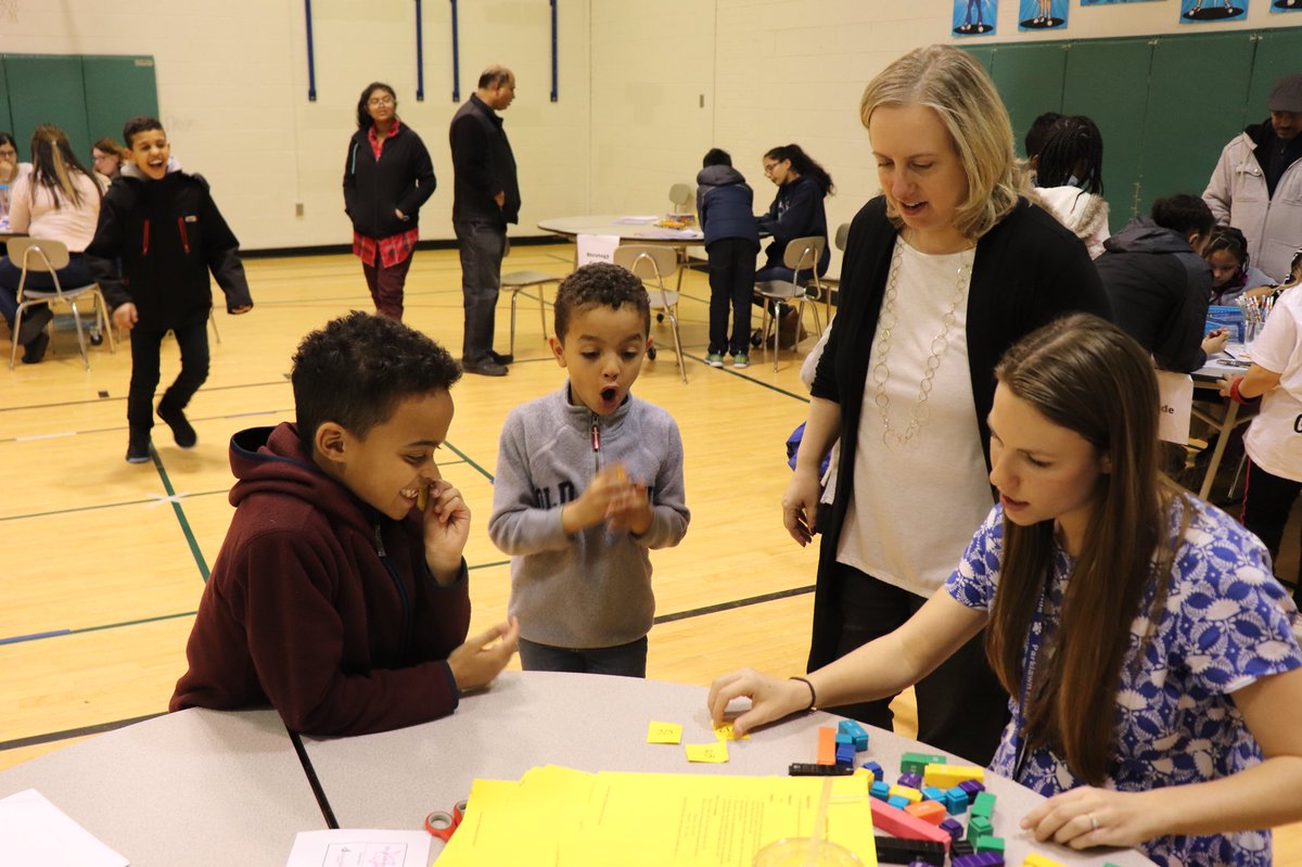 MsDavisMath17's tweet image. Math Night at @ParklawnFCPS bringing students, teachers, and families together to celebrate learning