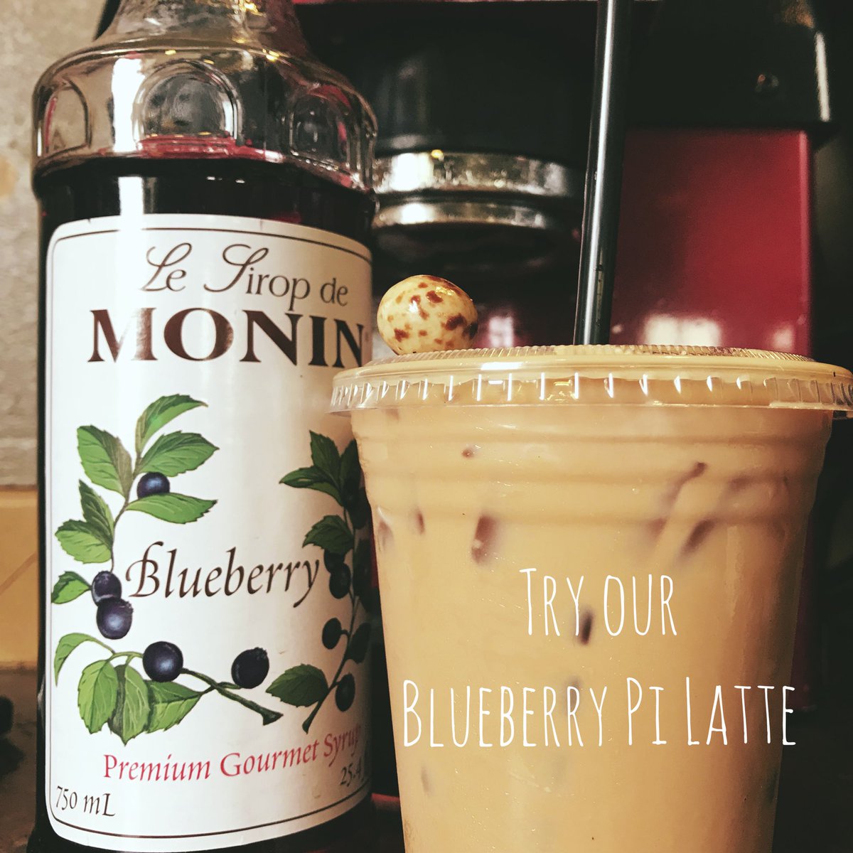 CoffeeStudio1's tweet photo. Happy Pi Day y’all! Celebrate 3/14 with a delicious Blueberry White Chocolate Mocha ☕️#coffee #coffeeshop #local #idaho #piday #314day https://t.co/19BLn9AvLG