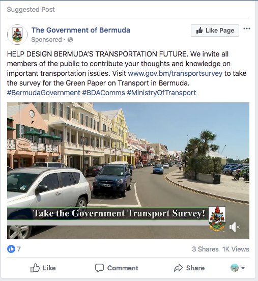 rdis's tweet photo. #Bermuda Government has switched on video advertising as part of their push into #digitaladverting https://t.co/uvOoeZ5Xuk https://t.co/HZiFiwvMcW