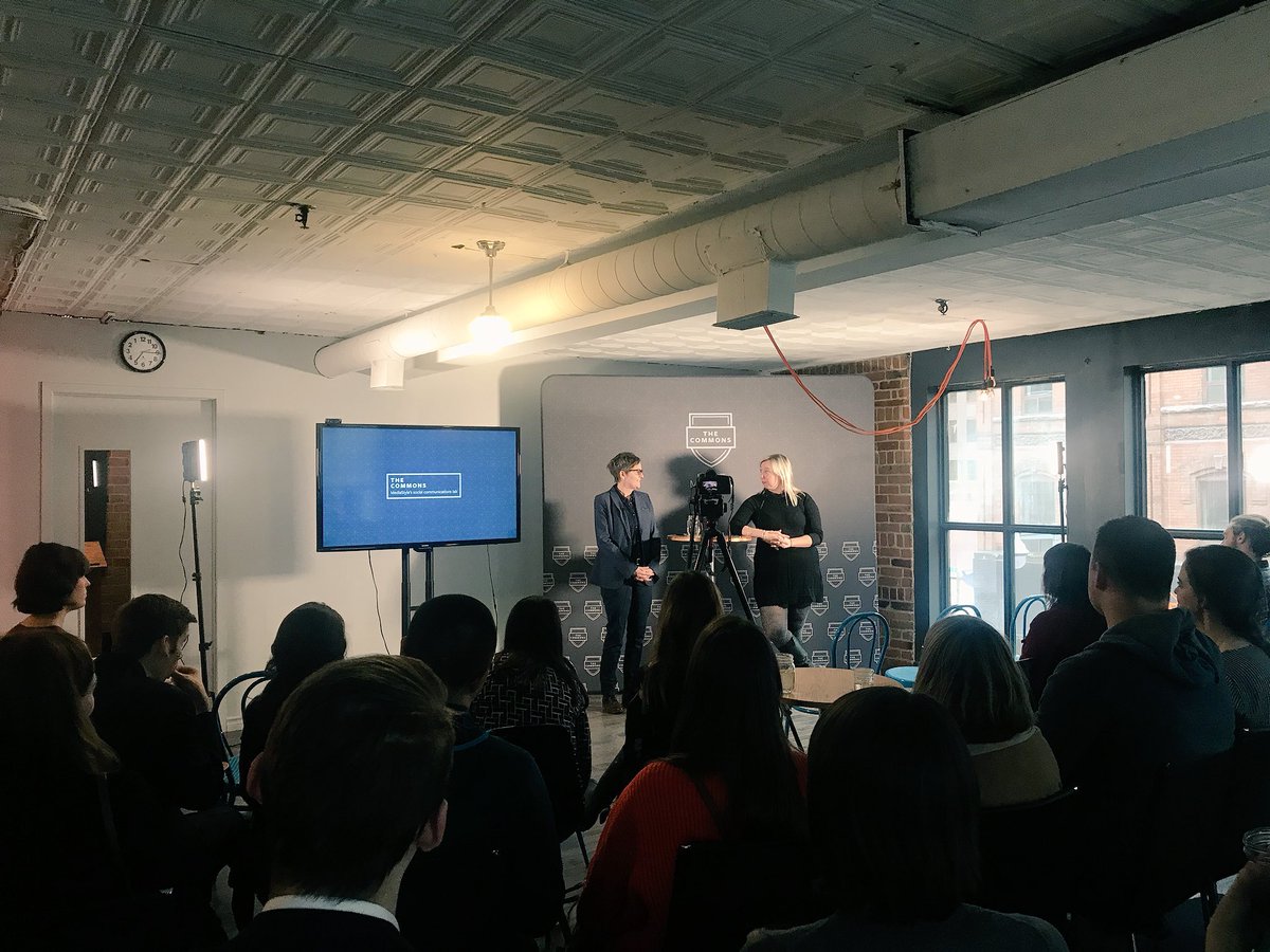 Kat_LeBlanc's tweet image. Happy to be at #MediaStyle for a great event about algorithms! 📸 via @mediastyle