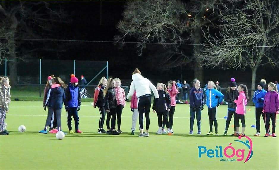 gillpi's tweet photo. Our last session of Peil Òg will take place tomorrow, Thursday at St. Patrick's Clubhouse from 7-8.  
We were delighted to host this programme and hope we have managed to encourage the girls to take up or continue playing football. @PeilOg_AC @Palmerstown_gaa 
Well done to all. https://t.co/HONTX3BLCV