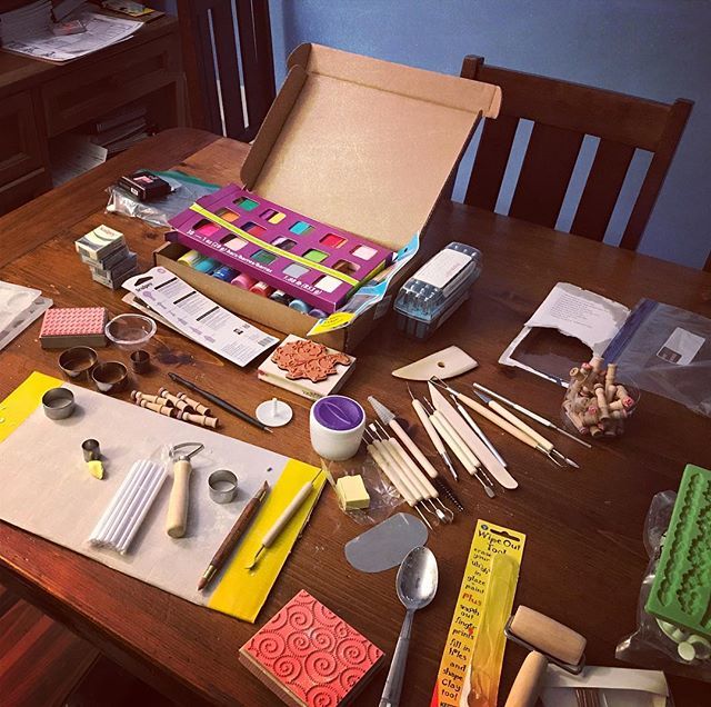 StaceyNerdin's tweet image. I think it's actually impossible for me to try a new craft without spending $$$ on supplies. 😅🤷‍♀️😁#hobbyaddict #crafter #polymerclay ift.tt/2FXdOsl