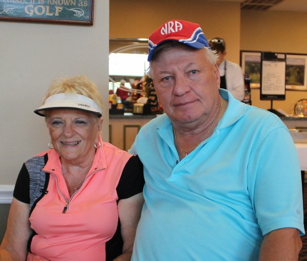 Take_Highroad's tweet photo. Sandra and Don at a Transportation Club of St. Louis-Fall Golf Outing Event. #TransportationClubStLouis #GolfOuting https://t.co/7TOr193Dz8
