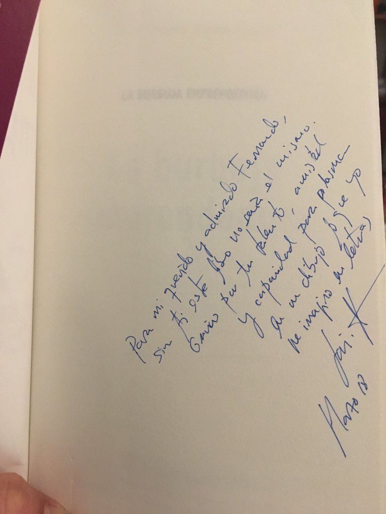 fabadiabadenas's tweet image. 1 de las frases que anote de tu libro fue: La humildad intelectual se construye no dejando nunca de hacerse preguntas y aprender, y esa debe ser la base sobre la que construir. Hoy nos has dado 1 gran clase sobre #emprendimiento y también sobre #humildadIntelectual. Abrazo Gordo