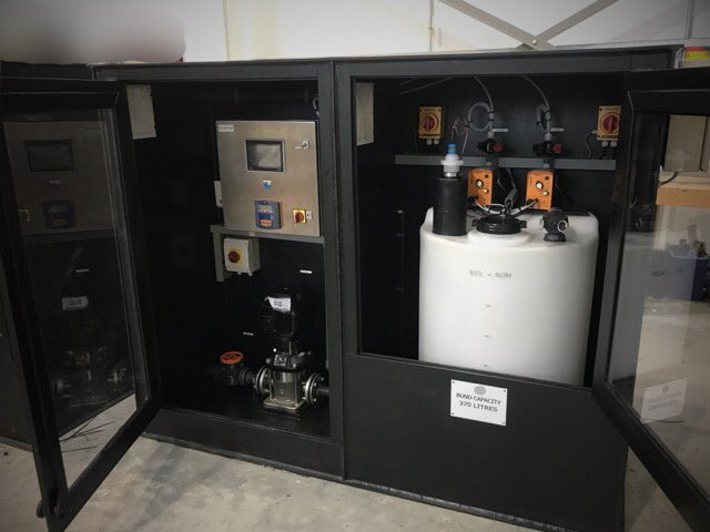 Out this week, Chemical Dosing System for Pharma Plant.