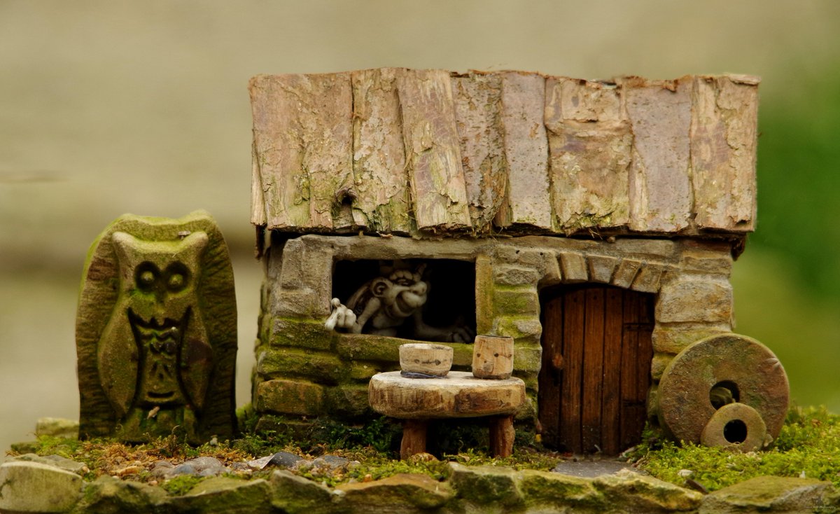 simon_dell_tog's tweet image. #birdtable borrower house micro garden bird table