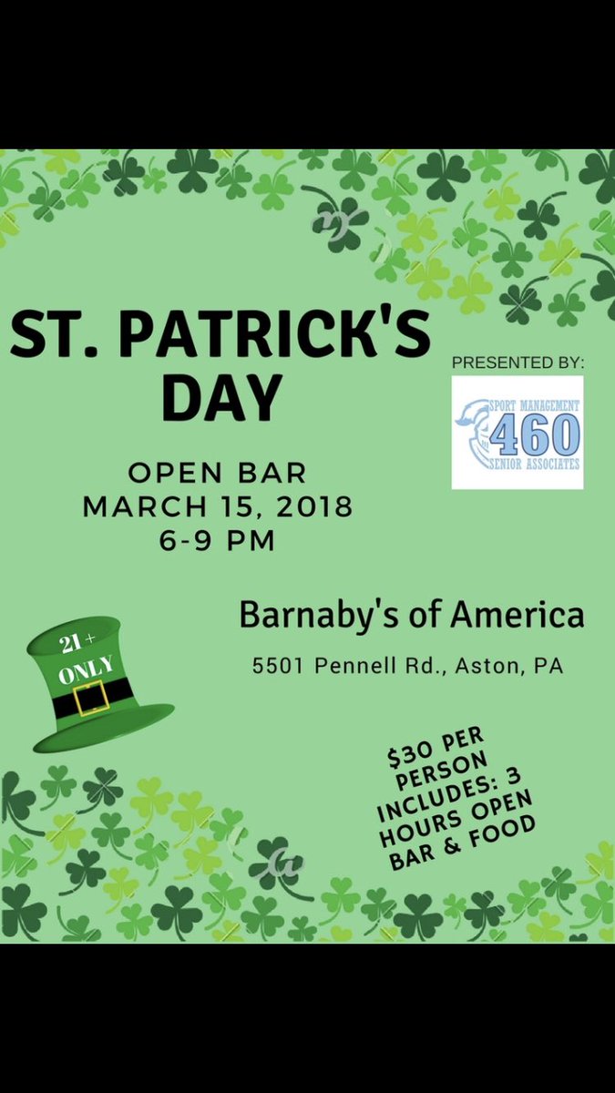 Anyone in the Delco Area tomorrow night should stop by Aston Barnaby’s tomorrow from 6-9pm, all you can eat and drink for $30!