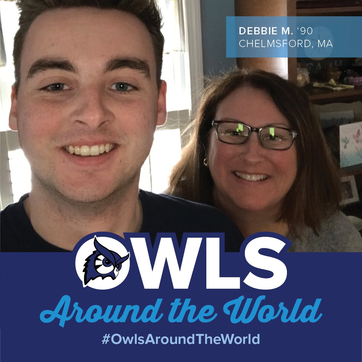 Debmccarthy3's tweet photo. #OwlsAroundTheWorld #class1990&2019 💗🦉@WestfieldState @WestfieldAlumni https://t.co/HECeCseIu7