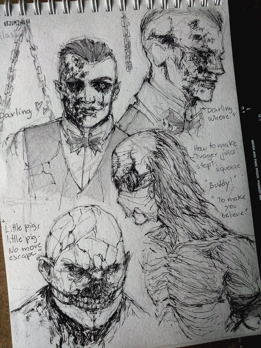 Still one of my FAVORITE horror games, thank you @TheRedBarrels for Outlast. More fanart to come! 