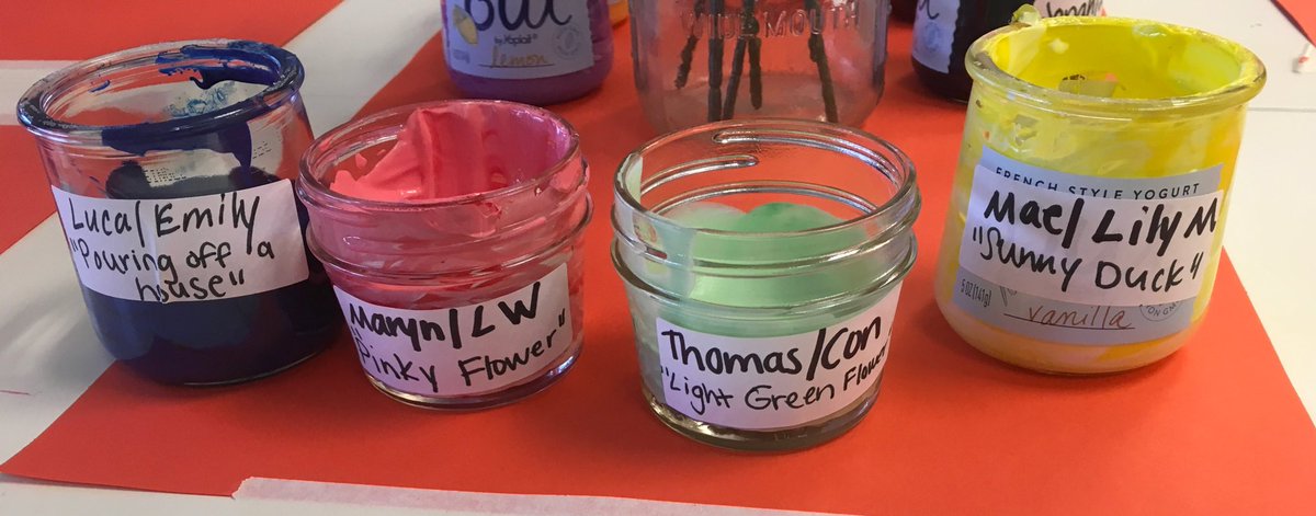 MsLevetosClass's tweet image. The weather may not feel like Spring but we are getting ready for next week! Created our own #ShadesOfSpring paint and used them to sketch &amp;amp; paint our spring paintings!