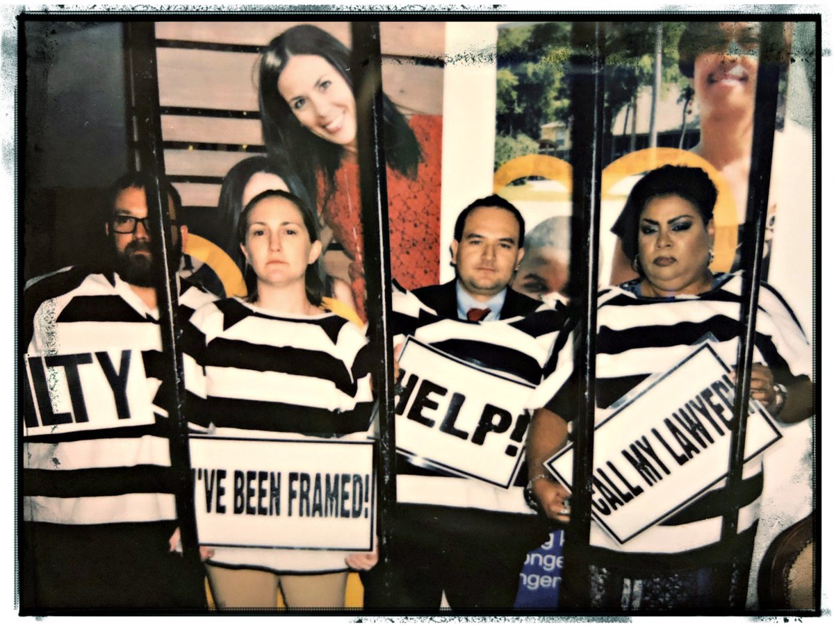 SAO4Florida's tweet photo. Last week, Clay County employees of the SAO were "locked up" for a good cause. Each "posted bail" by fundraising and raising awareness for the @MDAnews . Visit the Muscular Dystrophy Association's website to learn more. #MDALockUp https://t.co/YjMIQfJNEv