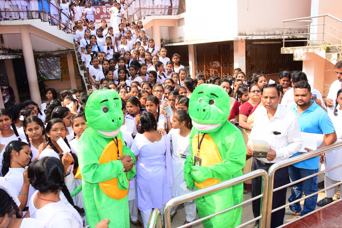 OdishaSeaTurtle's tweet image. @CMO_Odisha @odisha_tourism 
#konark2Kendrapara #cycle4Olly #saveOliveRidley