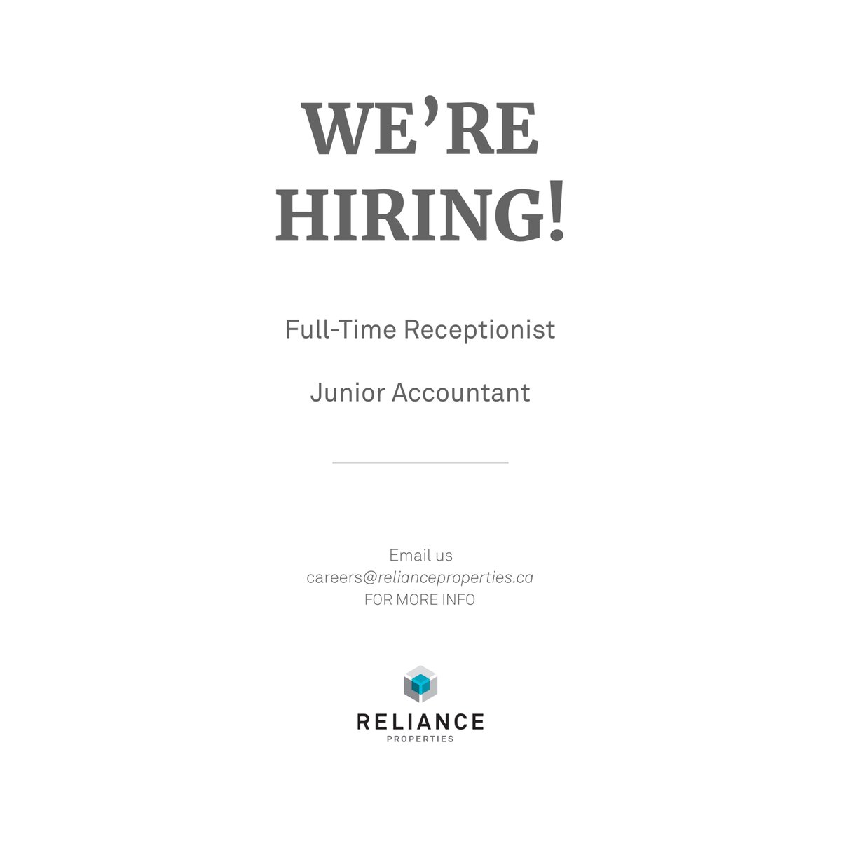 Reliance Properties tweet media