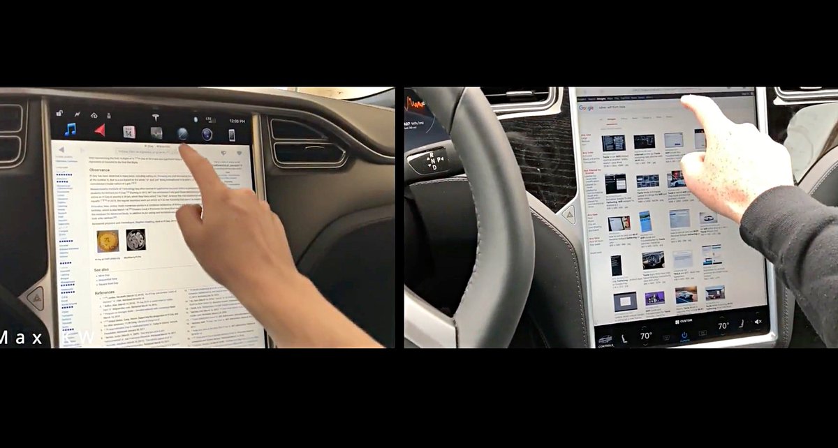 Teslarati Tesla Model S With New Mcu Showcases Much Faster More Responsive Touchscreen T Co 6jeir7xnps