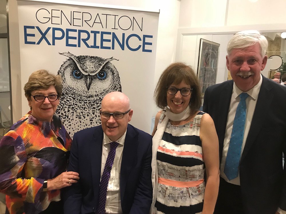 Generation Experience book launch #generationexperience #silverandwise #makingadifference #longliveexperience What a night