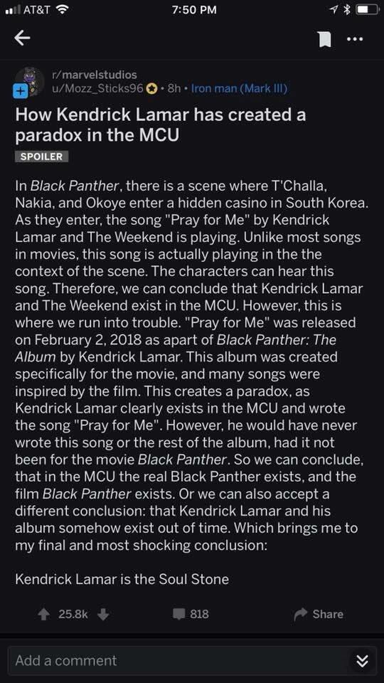 Read all the way through!! Mind blown! 😂