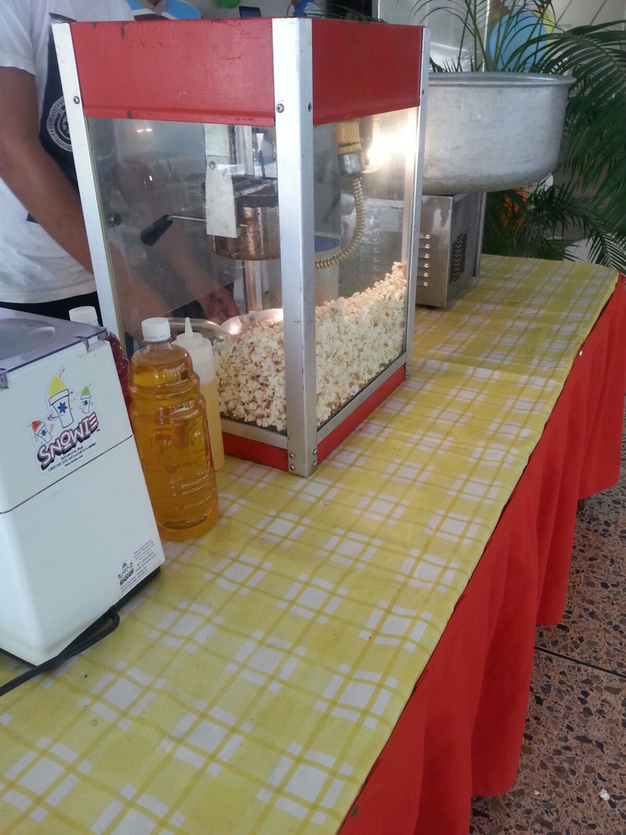 inflarines's tweet photo. Disponible servicio de cotufas, algodón de azúcar y cepillados! contactanos.- https://t.co/Q9Zgd7NU2d