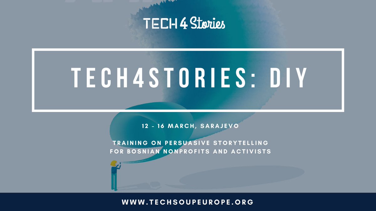 TechSoupEurope's tweet photo. #Tech4Stories is information, #medialiteracy and #social campaigning program for #nonprofits to power up their #socialimpact. @TechSoupRomania
calls for participants till 16/03. Listen to participants from #BiH
https://t.co/LtM36pV8qi @TechsoupBalkans https://t.co/cJiQhx5pqz