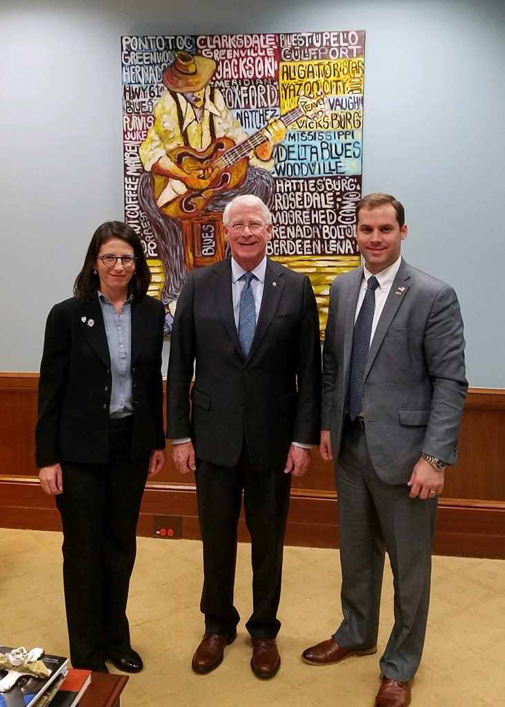 JBForrester's tweet photo. Enjoyed meeting with @SenatorWicker today to discuss infrastructure issues in our Country and especially in Mississippi!  We appreciate your time Senator! Thank you! #ASCE2DC https://t.co/L0g1WhKPL0