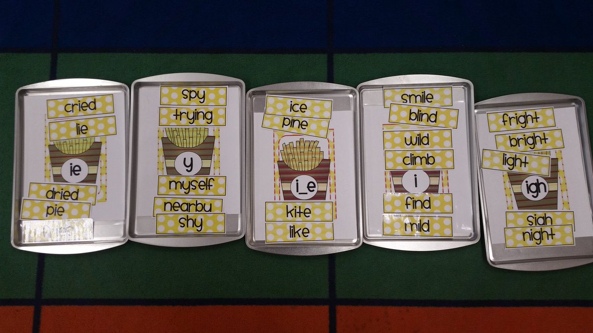 lhayesteach's tweet photo. We loved sorting "yummy" Long I French fries! #phonicsactivity
@FranklinELsch https://t.co/ym6lKetjFM