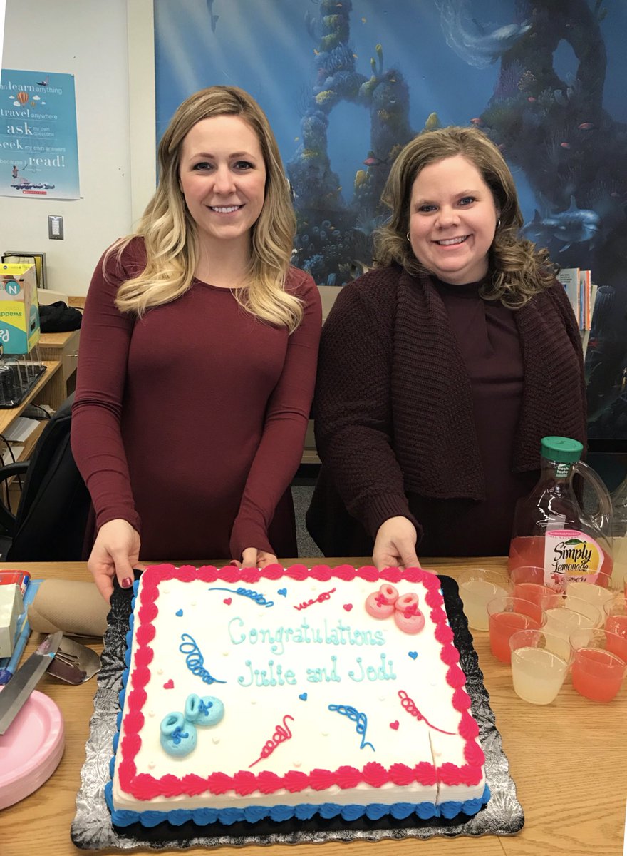 A huge thank you to our wonderful coworkers at Dolsen for showering Baby Dwyer and Baby Trudgeon with such generosity and love! Fifth grade, thank you for planning and coordinating the shower! 💙💕👶