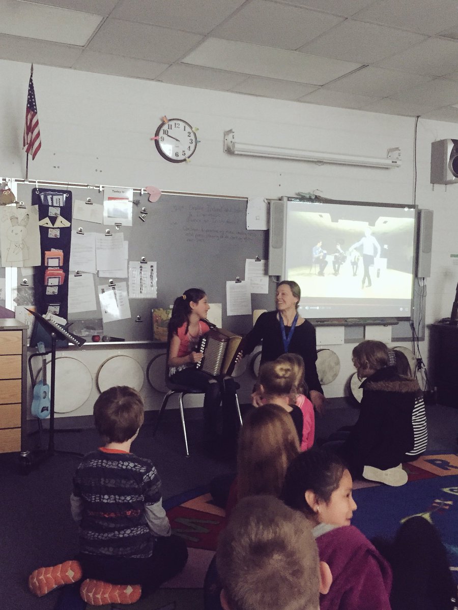 LKapuchuck's tweet photo. Enjoyed learning about Irish instruments in music class with @KCarpenterMVES and @My3rdGradeStory this morning! Inspired by such dedication and love for music and dance! Thanks for letting me dance the Rakes of Mallow with your class! #mvesteach @MVESEagles #musicrocks https://t.co/7WAX0wQlTO