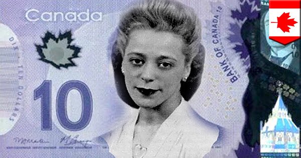 BPRSDC's tweet photo. For the first time ever a black woman is the face of the $10 bill in Canada! #BlackExcellence #BPRSDC https://t.co/gXqkBPSCoi