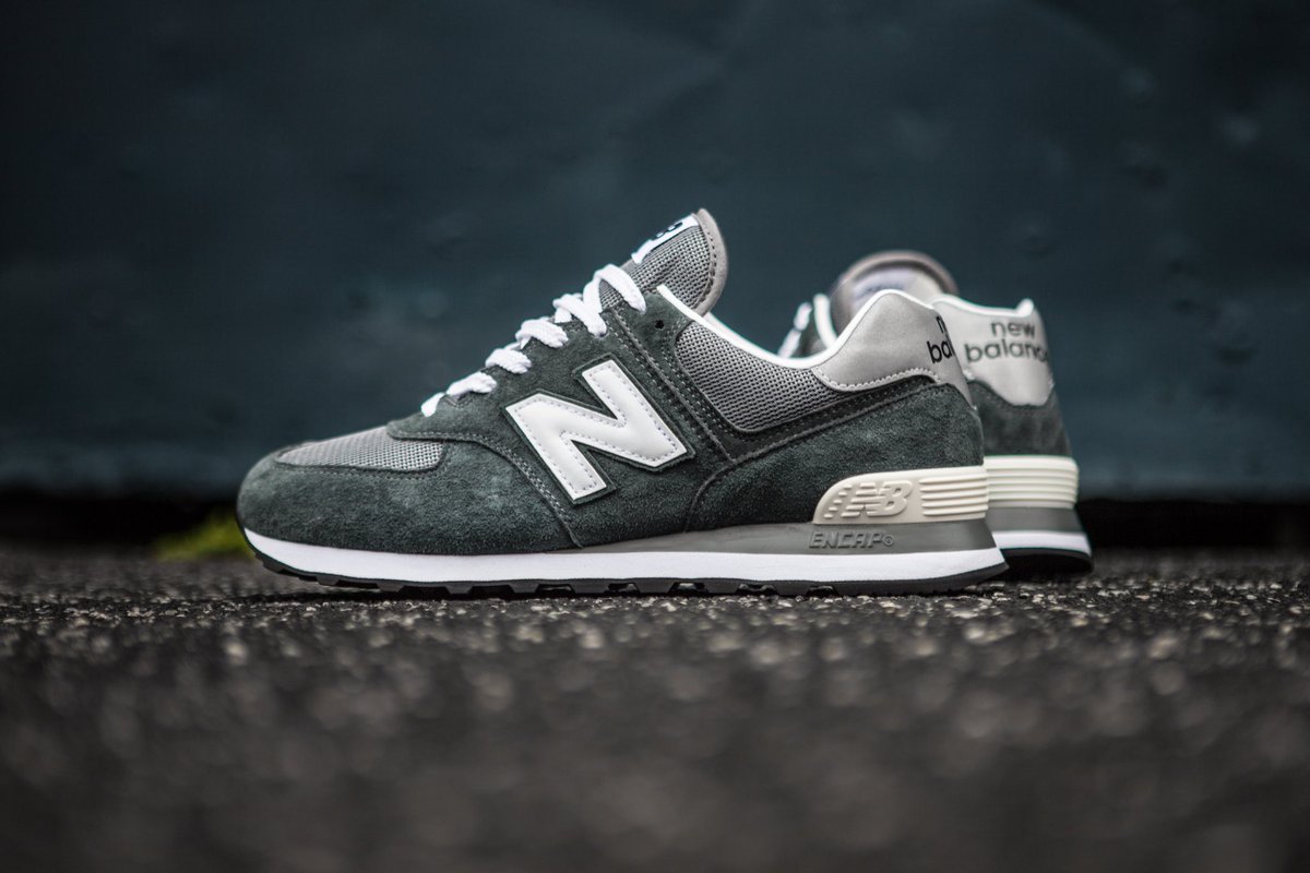 NewBalanceUK's tweet photo. Dropping tomorrow. The #574 Classic Legacy of Grey. #NBExclusive https://t.co/QECt84X5By