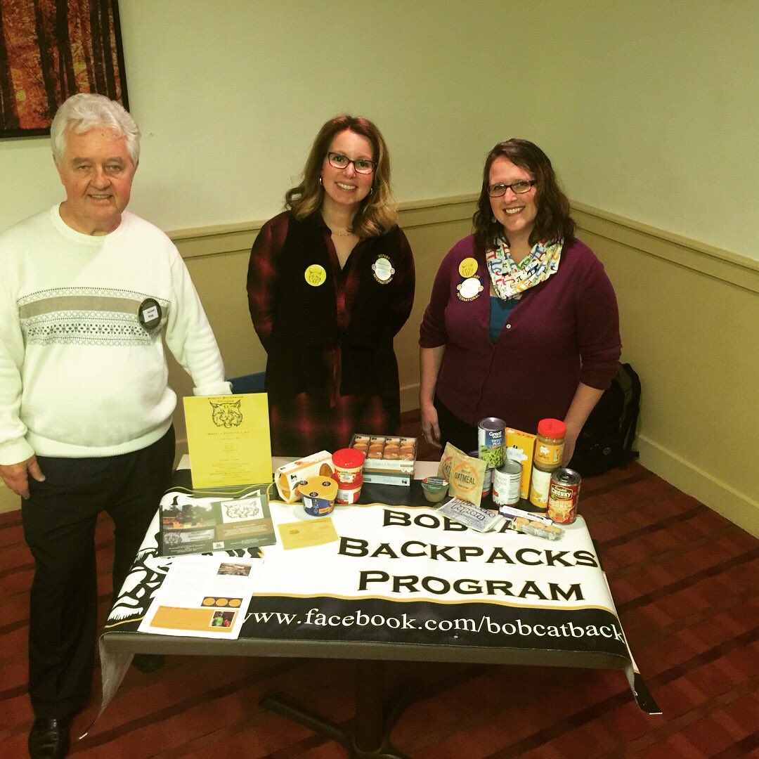 noon_club's tweet photo. We were honored today to hear from Jane Fisher and Jenny Riffe with the Bobcat Backpacks Program which provides food for needy children in the Radford City Schools to take home over the weekend during the school year. #serviceaboveself #radford #kindness #bobcat #visitradford.com https://t.co/7sDL4iFpqH