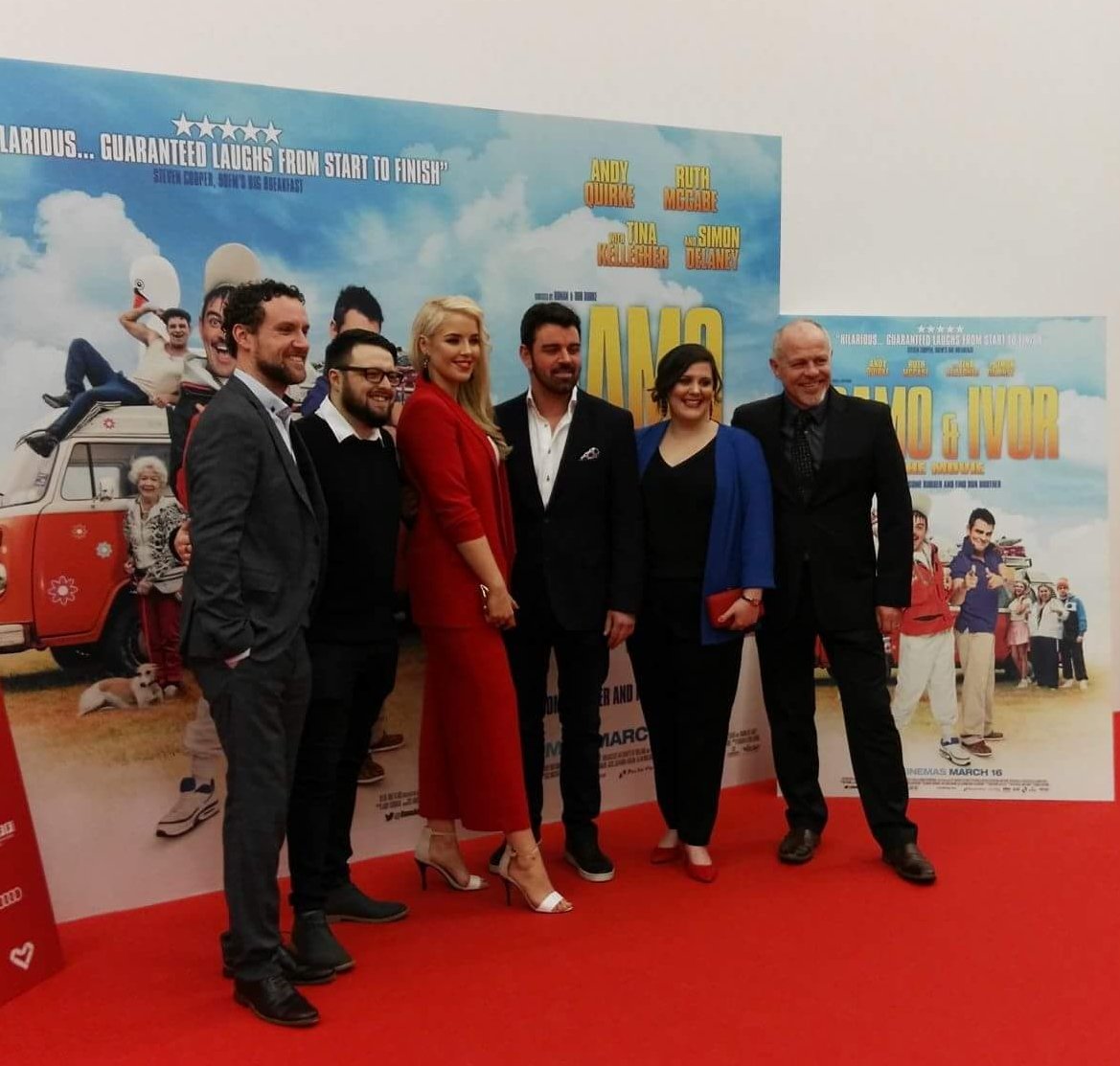 Dave_O_Sullivan's tweet photo. Congrats to all my #FairCity brethren tonight attending the #DamoAndIvor Premiere. Can't wait to see it. I'm sure it's as good as I imagine @Louie_M_ @Eims_m #RebeccaGrimes #EndaOates https://t.co/clv5498vOe