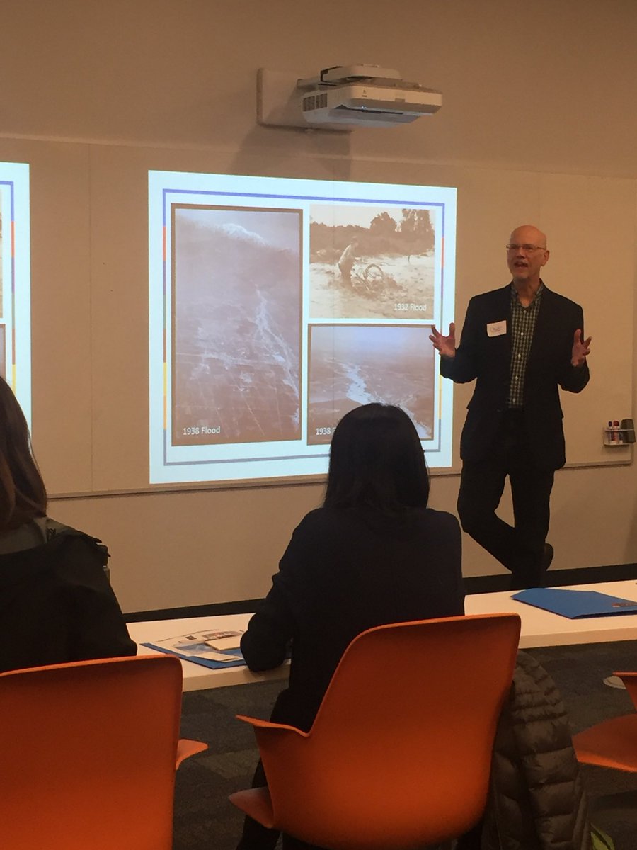 CBWCD's tweet image. Today we dug deep into the water archives w/ @honnoldlibrary. Quite an experience to see Willis S Jones’ handwritten fieldnotes and Santa Ana Watershed streamflow data from 1917! #CLIRwater #ASEH2018